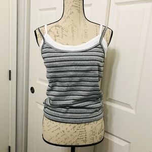 NWT My Michelle Striped Spaghetti Strap Tank Top